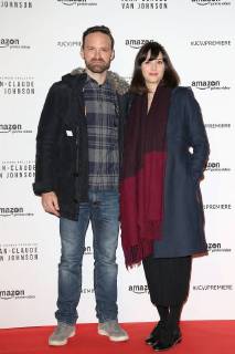 Lancement de la serie Jean Claude Van Johnson au cinema le Grand Rex a Paris. Photo: Laurent Guerin E Press Photo Alban Lenoir;Anne Serra Paris France  566112