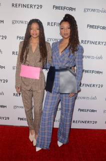 HOLLYWOOD, CA - DECEMBER 13: Halle Bailey, Chloe Bailey at the Grown-ish Premiere at Lure Nightclub in Hollywood, California on December 13, 2017. Copyright: xDavidxEdwardsx