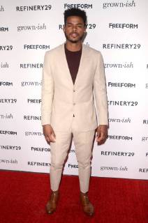 HOLLYWOOD, CA - DECEMBER 13: Trevor Jackson at the Grown-ish Premiere at Lure Nightclub in Hollywood, California on December 13, 2017. Copyright: xDavidxEdwardsx