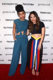 HOLLYWOOD, CA - DECEMBER 13: Yara Shahidi, Francia Raisa at the Grown-ish Premiere at Lure Nightclub in Hollywood, California on December 13, 2017. Copyright: xDavidxEdwardsx