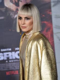 Cast member Noomi Rapace attends the premiere of the sci-fi motion picture thriller Bright at the Regency Village Theatre in the Westwood section of Los Angeles on December 13, 2017. Storyline: Set in a world where mystical creatures live side by side with humans. A human cop is forced to work with an Orc to find a weapon everyone is prepared to kill for.  LAP2017121384 JIMxRUYMEN
