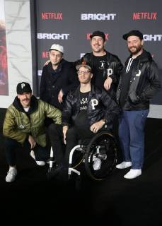 WESTWOOD, CA - DECEMBER 13: Portugal the Man, at Premiere Of Netflix s Bright at The Regency Village Theatre, In Hollywood, California on December 13, 2017. Copyright: xFayexSadoux