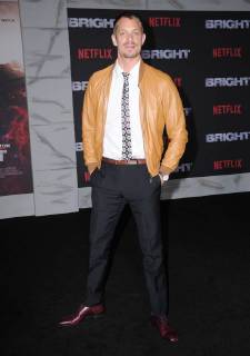 December 13, 2017 - Westwood, CA, U.S. - 13 December 2017 - Westwood, California - Joel Kinnaman. Netflix s Bright Los Angeles Premiere held at Regency Village Theatre in Westwood. Photo Credit: AdMedia Westwood U.S. - ZUMAa123 20171213_zaa_a123_188 Copyright: xBirdiexThompsonx
