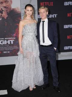 December 13, 2017 - Westwood, CA, U.S. - 13 December 2017 - Westwood, California - Lucy Fry, Daniel Webber. Netflix s Bright Los Angeles Premiere held at Regency Village Theatre in Westwood. Photo Credit: AdMedia Westwood U.S. - ZUMAa123 20171213_zaa_a123_170 Copyright: xBirdiexThompsonx
