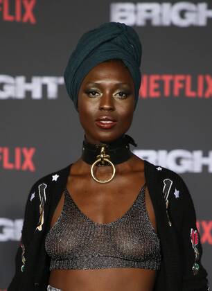 WESTWOOD, CA - DECEMBER 13: Jodie Turner-Smith, at Premiere Of Netflix s Bright at The Regency Village Theatre, In Hollywood, California on December 13, 2017. Copyright: xFayexSadoux