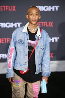 Jaden Smith at the Bright Netflix movie premiere on 13 12 2017 in Los Angeles at Netflix s Bright movie premiere in Los Angeles 2017