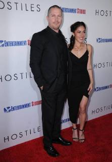 December 14, 2017 - Beverly Hills, CA, U.S. - 14 December 2017 - Beverly Hills, California - Christian Bale, Q orianka Kilcher. Hostiles Los Angeles Premiere held at Samuel Goldwyn Theater in Beverly Hills. Photo Credit: AdMedia Beverly Hills U.S. - ZUMAa123 20171214_zaa_a123_006 Copyright: xBirdiexThompsonx
