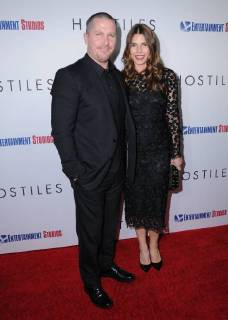 December 14, 2017 - Beverly Hills, CA, U.S. - 14 December 2017 - Beverly Hills, California - Christian Bale, Sibi Blazic. Hostiles Los Angeles Premiere held at Samuel Goldwyn Theater in Beverly Hills. Photo Credit: AdMedia Beverly Hills U.S. - ZUMAa123 20171214_zaa_a123_011 Copyright: xBirdiexThompsonx