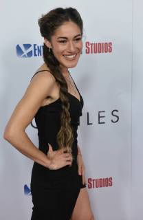 Cast member Q orianka Kilcher attends the premiere of the motion picture western Hostiles at the Academy of Motion Picture Arts & Sciences in Beverly Hills, California on December 14, 2017. Storyline: In 1892, a legendary Army captain reluctantly agrees to escort a Cheyenne chief and his family through dangerous territory.  LAP2017121416 JIMxRUYMEN