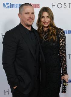Cast member Christian Bale and his wife Sibi Blazic attend the premiere of the motion picture western Hostiles at the Academy of Motion Picture Arts & Sciences in Beverly Hills, California on December 14, 2017. Storyline: In 1892, a legendary Army captain reluctantly agrees to escort a Cheyenne chief and his family through dangerous territory.  LAP2017121428 JIMxRUYMEN