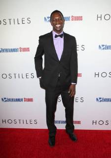 BEVERLY HILLS, CA - DECEMBER 14: Newton Mayenge, at Premiere Of Entertainment Studios Motion Pictures Hostiles at Samuel Goldwyn Theater, In Beverly Hills, California on December 14, 2017. Copyright: xFayexSadoux