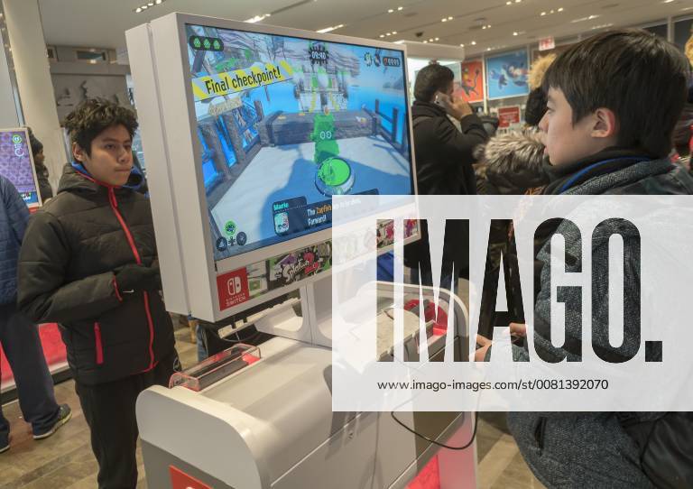 Nintendo Switch Saves Nintendo Game Lovers In Nintendo World Try Out The Nintendo Switch Consoles In Rock