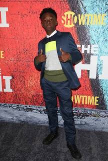 LOS ANGELES, CA - January 3: Alex Hibbert, at 29th Premiere Of Showtime s The Chi at The Downtown Independent in Los Angeles, California on January 3, 2018. Copyright: xFayexSadoux