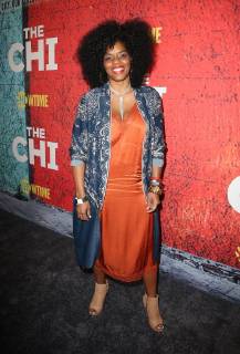 LOS ANGELES, CA - January 3: Tyla Abercrumbie, at 29th Premiere Of Showtime s The Chi at The Downtown Independent in Los Angeles, California on January 3, 2018. Copyright: xFayexSadoux