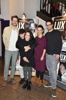 Tilman Strauss Franz Rogowski Eva Weissenborn Kristin Suckow and Daniel Wild at the premiere of the movie Lux Warrior of light in the Filmtheater am Friedrichshain Berlin 04 01 2018 Foto:xN.xKubelkax xFuturexImage