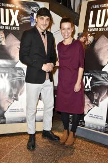 Rogowski and Kristin Suckow, at the premiere of the movie, Franz Lux Warrior of light in the Filmtheater am Friedrichshain Berlin 04 01 2018 Foto:xN.xKubelkax xFuturexImage
