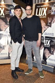 Rogowski and Daniel Wild, at the premiere of the movie, Franz Lux Warrior of light in the Filmtheater am Friedrichshain Berlin 04 01 2018 Foto:xN.xKubelkax xFuturexImage