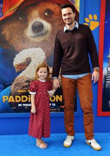 Brett Dalton and his daughter Sylvia attend the premiere of Paddington 2 at the Regency Village Theatre in Los Angeles, California on January 6, 2018.  LAP20180106940 CHRISTINExCHEW