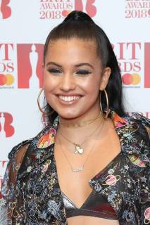 Spanish singer Mabel attends The BRIT Awards Nominations Launch at ITV Studios in London. JANUARY 13th 2018  MESx1850