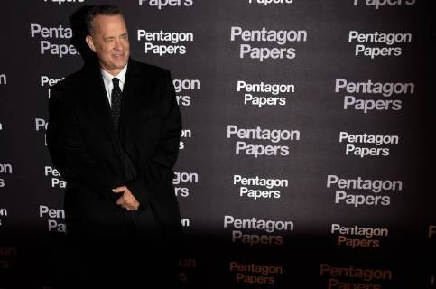 Pentagon Papers Premiere in Paris Tom Hanks ( acteur ) CELEBRITES : Avant premiere du film PENTAGON PAPERS - Paris - 13 01 2018 FedericoPestellini Panoramic 