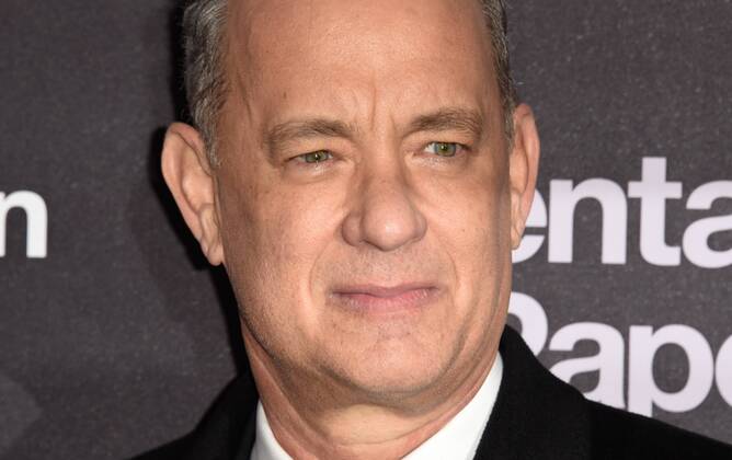 Tom Hanks ( acteur ) CELEBRITES : Avant premiere du film PENTAGON PAPERS - Paris - 13 01 2018 FedericoPestellini Panoramic 