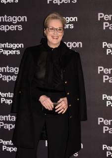 Meryl Streep ( actrice ) CELEBRITES : Avant premiere du film PENTAGON PAPERS - Paris - 13 01 2018 FedericoPestellini Panoramic 