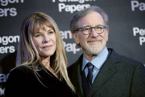 Pentagon Papers Premiere in Paris Premiere de Pentagon Papers a l UGC Normandie ides Champs Elysees a Paris. Photo: Laurent Guerin E Press photo. Steven Spielberg;Kate Capshaw Paris France 569004