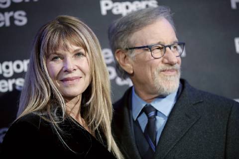 Pentagon Papers Premiere in Paris Premiere de Pentagon Papers a l UGC Normandie ides Champs Elysees a Paris. Photo: Laurent Guerin E Press photo. Steven Spielberg;Kate Capshaw Paris France 569004