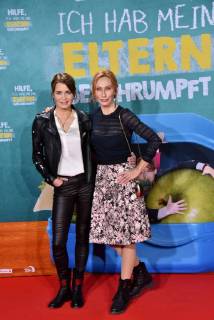 Actor l r Anja Kling and Andrea Sawatzki posing on 14 01 2018 in Cologne at the premiere of the movie help I my parents shrunk 01 in German cinemas coming on 18