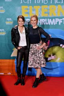 Actor l r Anja Kling and Andrea Sawatzki posing on 14 01 2018 in Cologne at the premiere of the movie help I my parents shrunk 01 in German cinemas coming on 18