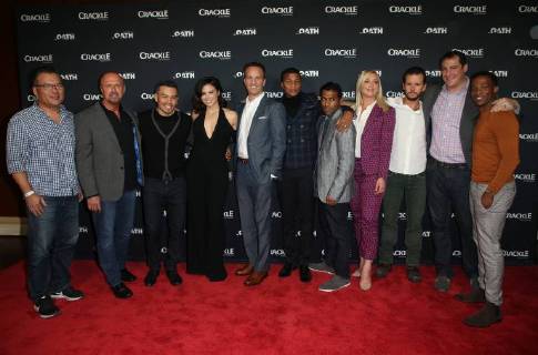 Crackle Serienpremiere in Pasadena January 15, 2018 - Pasadena, CA, U.S. - 15 January 2018 - Pasadena, California - Joe Halpin, Arlen Escarpeta, Katrina Law, Joseph Julian Soria, Eric Berger, Elisabeth Rohm, Ryan Kwanten, Cory Hardrict. Ã¢â‚¬oeThe OathÃ¢â‚¬Â Photo Opp with the cast of CrackleÃ¢â‚¬â ¢s new drama series at The Winter TCA. Photo Credit: AdMedia Pasadena U.S. - ZUMAa123 20180115_zaa_a123_028 Copyright: xF.xSadoux