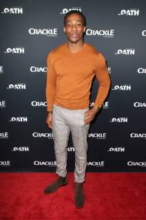 Crackle Serienpremiere in Pasadena January 15, 2018 - Pasadena, CA, U.S. - 15 January 2018 - Pasadena, California - Arlen Escarpeta. Ã¢â‚¬oeThe OathÃ¢â‚¬Â Photo Opp with the cast of CrackleÃ¢â‚¬â ¢s new drama series at The Winter TCA. Photo Credit: AdMedia Pasadena U.S. - ZUMAa123 20180115_zaa_a123_030 Copyright: xF.xSadoux