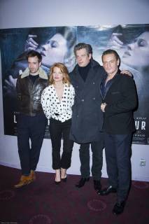 January 15, 2018 - Paris, Ile de France, France - Gregoire Leprince - Ringuet, Melanie Thierry, Benjamin Biolay and Benoit Magimel at the premiere of La Douleur at the cinema Gaumont Opera in Paris. Paris France - ZUMAs197 20180115_zaa_s197_032 Copyright: xThierryxLexFouillex xSopaxImagesx