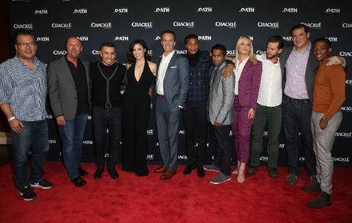 Crackle Serienpremiere in Pasadena January 15, 2018 - Pasadena, CA, U.S. - 15 January 2018 - Pasadena, California - Joe Halpin, Arlen Escarpeta, Katrina Law, Joseph Julian Soria, Eric Berger, Elisabeth Rohm, Ryan Kwanten, Cory Hardrict. â€oeThe Oath†Photo Opp with the cast of Crackleâ€⠢s new drama series at The Winter TCA. Photo Credit: AdMedia Pasadena U.S. - ZUMAa123 20180115_zaa_a123_072 Copyright: xF.xSadoux