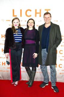 Maria Dragus Barbara Albert and Devid Striesow at the premiere of the movie light in the Delphi Filmpalast Berlin 17 01 2018 Foto:xC.xBehringx xFuturexImage