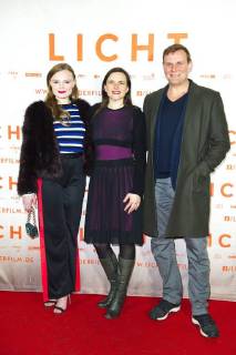 Maria Dragus Barbara Albert and Devid Striesow at the premiere of the movie light in the Delphi Filmpalast Berlin 17 01 2018 Foto:xC.xBehringx xFuturexImage