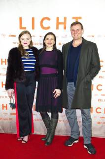 Maria Dragus Barbara Albert and Devid Striesow at the premiere of the movie light in the Delphi Filmpalast Berlin 17 01 2018 Foto:xC.xBehringx xFuturexImage