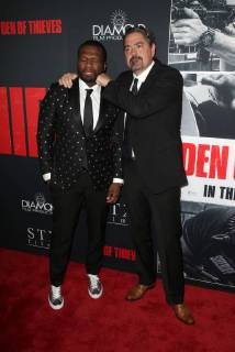LOS ANGELES, CA - JANUARY 17: Curtis ?50 CENT? Jackson, Sire Jackson, at the premiere of Den Of Thieves at Regal Theaters at LA Live in Los Angeles, California on January 17, 2018. Copyright: xFayexSadoux