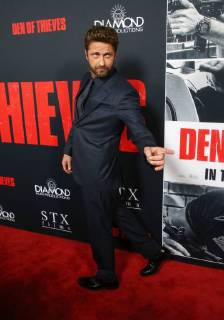 LOS ANGELES, CA - JANUARY 17: Gerard Butler, at the premiere of Den Of Thieves at Regal Theaters at LA Live in Los Angeles, California on January 17, 2018. Copyright: xFayexSadoux