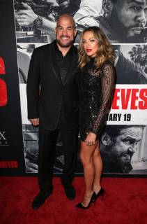 LOS ANGELES, CA - JANUARY 17: Tito Ortiz, Amber Nichole Miller, at the premiere of Den Of Thieves at Regal Theaters at LA Live in Los Angeles, California on January 17, 2018. Copyright: xFayexSadoux