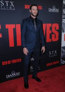 January 17, 2018 - Los Angeles, CA, U.S. - 17 January 2018 - Los Angeles, California - Pablo Schreiber. Den of Thieves Los Angeles Premiere held at Regal Cinemas LA Live. Photo Credit: Birdie Thompson AdMedia Los Angeles U.S. - ZUMAa123 20180117_zaa_a123_232 Copyright: xBirdiexThompsonAdmediax