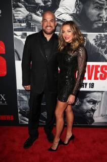 LOS ANGELES, CA - JANUARY 17: Tito Ortiz, Amber Nichole Miller, at the premiere of Den Of Thieves at Regal Theaters at LA Live in Los Angeles, California on January 17, 2018. Copyright: xFayexSadoux