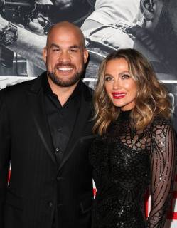 LOS ANGELES, CA - JANUARY 17: Tito Ortiz, Amber Nichole Miller, at the premiere of Den Of Thieves at Regal Theaters at LA Live in Los Angeles, California on January 17, 2018. Copyright: xFayexSadoux