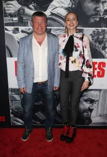 LOS ANGELES, CA - JANUARY 17: Oleg Taktarov, Maria Taktarova, at the premiere of Den Of Thieves at Regal Theaters at LA Live in Los Angeles, California on January 17, 2018. Copyright: xFayexSadoux