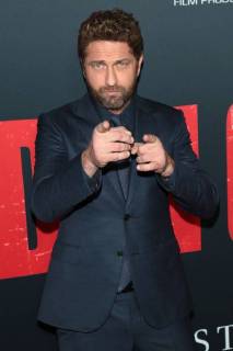 Gerard Butler at the den of thieves movie premiere on 17 01 2018 in Los Angeles the of thieves movie premiere in Los Angeles 2018