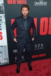 Gerard Butler at the den of thieves movie premiere on 17 01 2018 in Los Angeles the of thieves movie premiere in Los Angeles 2018