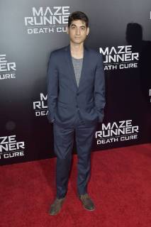 Alexander Flores in the fan screening of the movie maze runner the death cure maze runner the elect in the death zone at the AMC century city 15 theatre of Los Angeles 18 01 2018 Foto:xD.xStarbuckx xFuturexImage