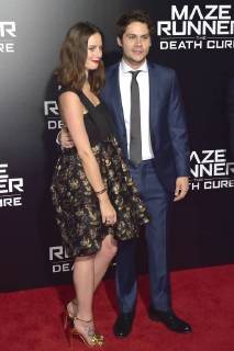 Kaya Scodelario and Dylan O Brien in the fan screening of the movie maze runner the death cure maze runner the elect in the death zone at the AMC century city 15 theatre of Los Angeles 18 01 2018 Foto:xD.xStarbuckx xFuturexImage