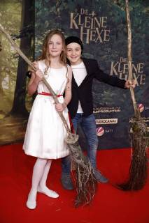 Momo Beier and Luis Valentina at the premiere of the movie the little witch in the Mathäser Filmpalast in Munich 21 01 2018 Foto:xS.xGabschx xFuturexImage