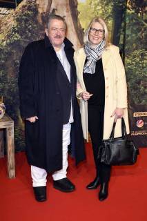 Joseph Haggag Connor with girlfriend Bettina Geyer at the premiere of the movie the little witch in the Mathäser Filmpalast in Munich 21 01 2018 Foto:xP.xSchönbergerx xFuturexImage